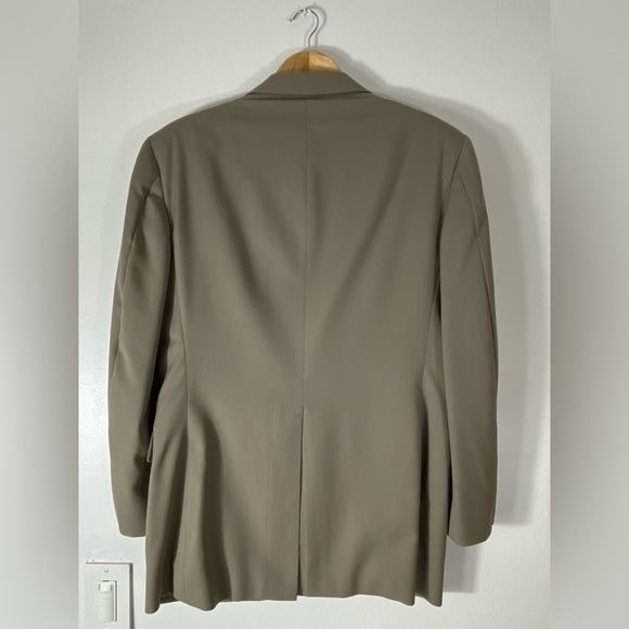 Aquascutum of London Beige Blazer Mens Size 40 R Wool Made in Canada - Picture 10 of 11